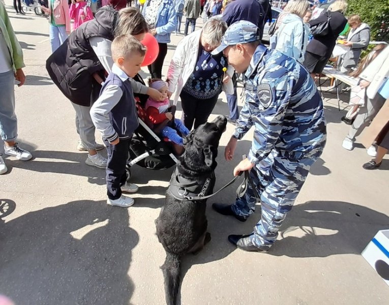 В Чернушке полицейские приняли участие в интерактивной площадке «Фестиваль профессий»